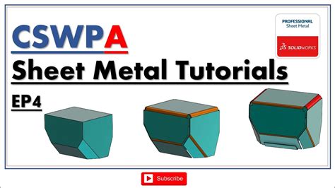 Cswp Advance Sheet Metal Sample Question Cswpa Sm Ep Youtube