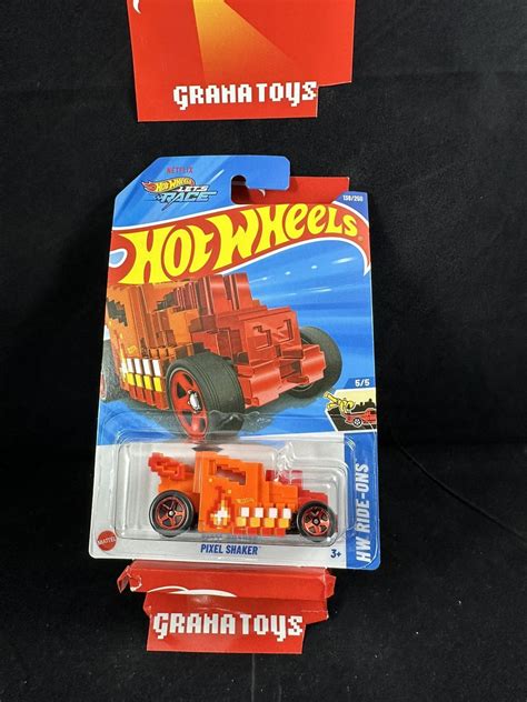 Pixel Shaker Orange Ride Ons Hot Wheels Case F Grana Toys