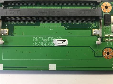 CASPER CKU-MT50-CHY Anakart 2.EL MT50IN1 V.02 P/N: 15BFR7 3.Nesil ...