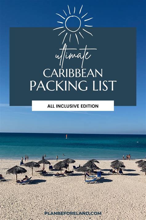 The Essential Caribbean Packing List