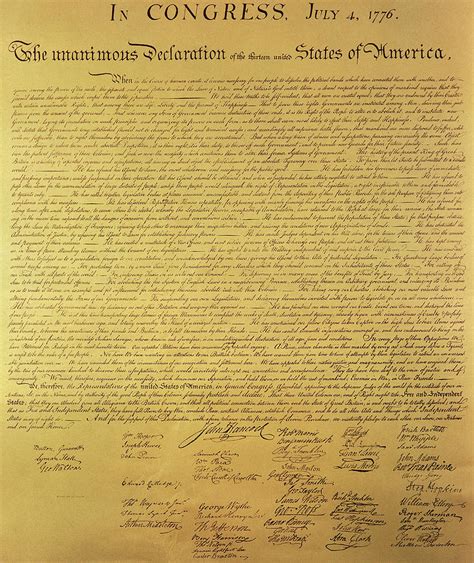 United States Declaration Of Independence, 1776 Painting by Founding Fathers - Pixels