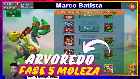 Lords Mobile Desafio Arvoredo Fase Facil Facil Youtube