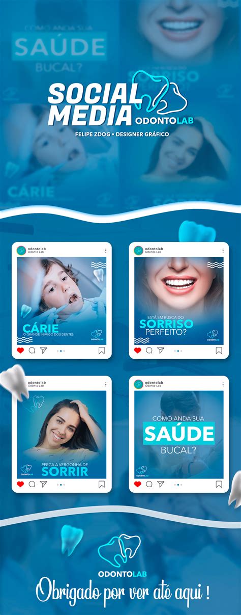 Social Media Dentista Odontologia Behance