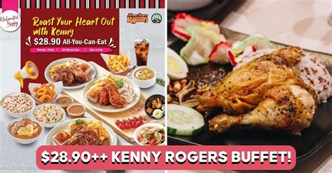 kenny rogers roasters launches  buffet   flow chicken