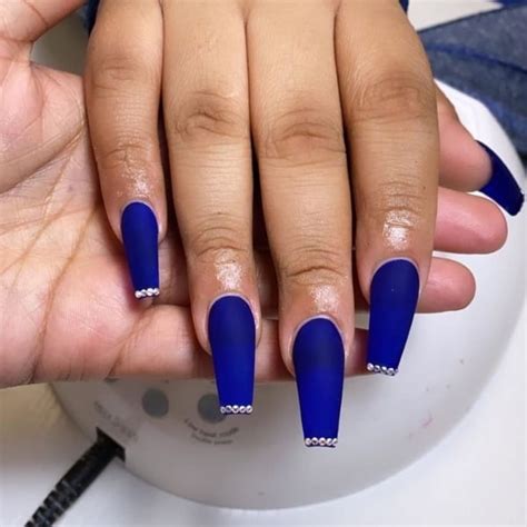 Royal Blue Nails Tips