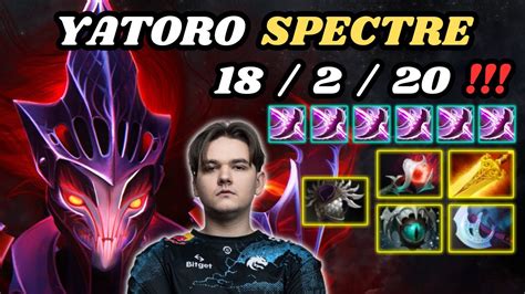 🔥 Yatoro Spectre Hard Carry Highlights 1055 Xpm 🔥 18 Kills 20 Assists Insane Haunt Dota 2