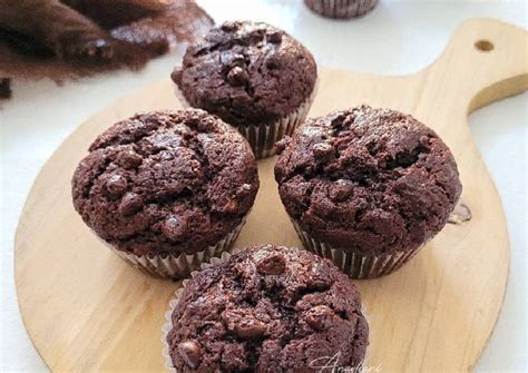 Resep Choco Banana Muffin No Mixer Oleh Safs Oemar Ana Cookpad