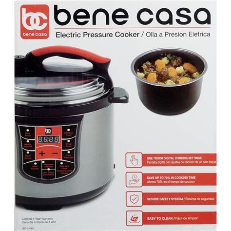 Customer Reviews Bene Casa Electric Pressure Cooker 5 LT CVS Pharmacy