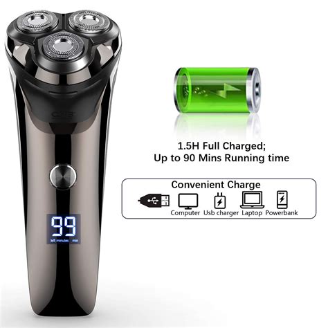 Electric Razor For Men Electric Shaver For Men 3d Rotary Razors For