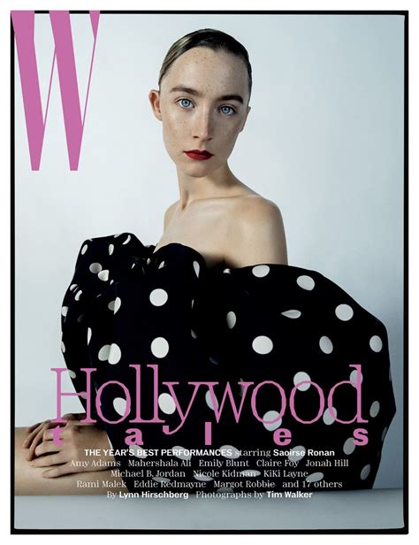 Saoirse Ronan W Magazines ‘best Performances Of The Year Issue 2019