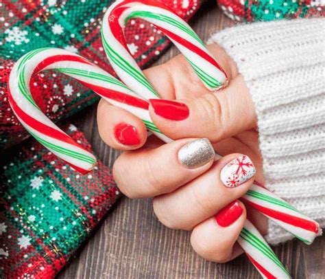 Unhas De Natal Simples Ideas Para Unhas Curtinhas