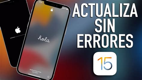 Como Actualizar A IOS 15 Sin Errores YouTube