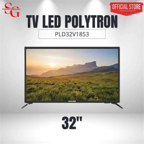 Jual POLYTRON LED TV DIGITAL PLD 32V1853 LED TV 32 INCH PLD32V1853