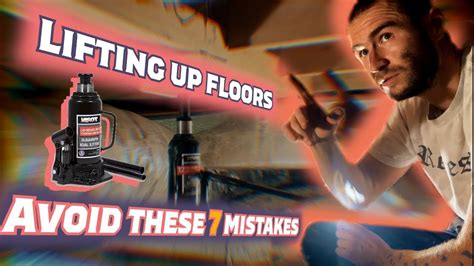 Lifting Up Floors 7 Mistakes To Avoid Jacking And Leveling Sagging