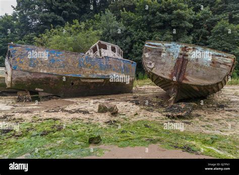 River Orwell Estuary Pin Mill Suffolk Hi Res Stock Photography And