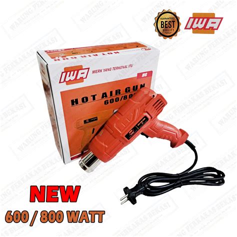 IWA LOW WATT Watt Hot Air Gun Tingkat Panas Heat Gun Blower Pemanas Hotgun Pemanas