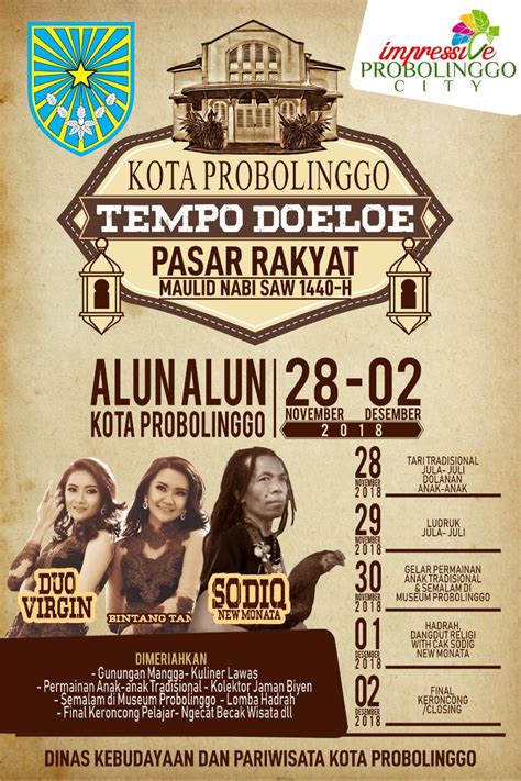 Ini Rundown Kegiatan Probolinggo Tempo Doeloe 2018 Times Indonesia