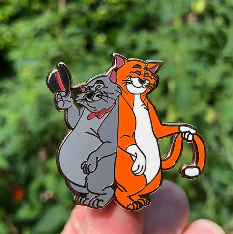 OMalley and Scat Cat Aristocats Hard Enamel Lapel Pin Badge | Etsy