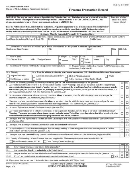 Form 4473 Wikipedia