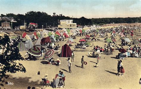 Saint Georges De Didonne La Plage Carte Postale Ancienne Et Vue D