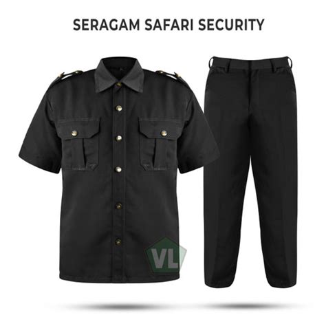 Jual Setelan Safary Security Baju Seragam Safari Satpam Driver Supir