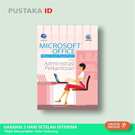 Jual Buku Microsoft Office Word Excel Powerpoint Untuk Administrasi