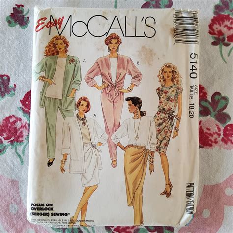 Mccalls Complete Uncut Factory Folds Vintage S Sewing Etsy