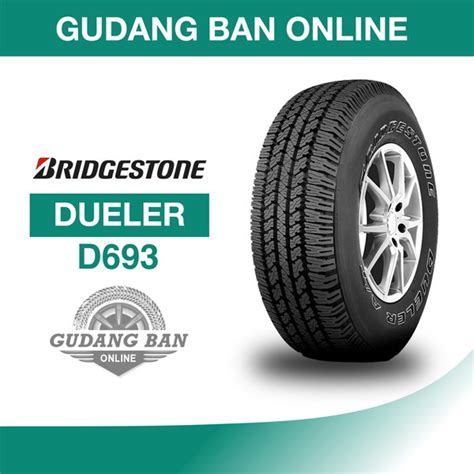 Jual Ban Pajero Fortuner 265 65 R17 Bridgestone Dueler D693 Di Lapak