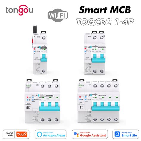 Tongou TOQCB2 Tuya Smart MCB Wi-Fi Mini Circuit Breaker 1-4P Metering 1 ...