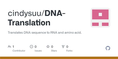 GitHub - cindysuu/DNA-Translation: Translates DNA sequence to RNA and ...