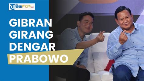 Momen Gibran Jingkrak Jingkrak Dengar Jawaban Prabowo Diserang Anies