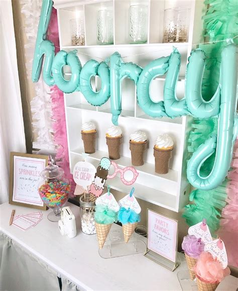 Whats The Scoop Ice Cream Themed Baby Shower Ideas Baby Shower