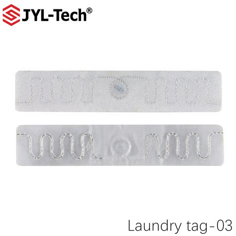 200times Washing Circle Fabric RFID UHF Laundry Tags For Garment