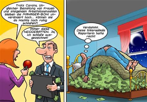 Bonuszahlungen Von Chris Berger Wirtschaft Cartoon Toonpool