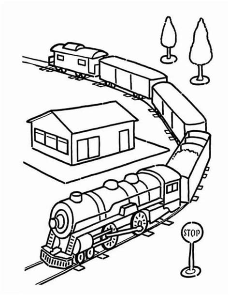 Top Imagen Dibujos De Trenes Para Colorear