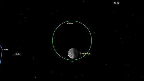 See The Moon Shine Near Massive Asteroid Vesta This Weekend Space