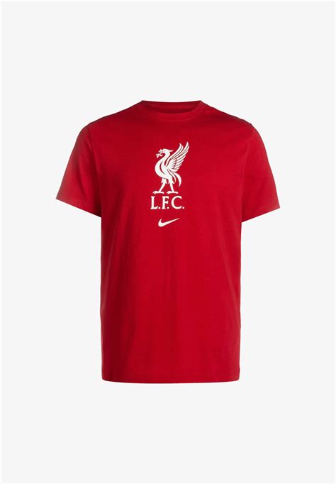 Nike Performance Fc Liverpool Crest T Shirt Print Gym Red Rood