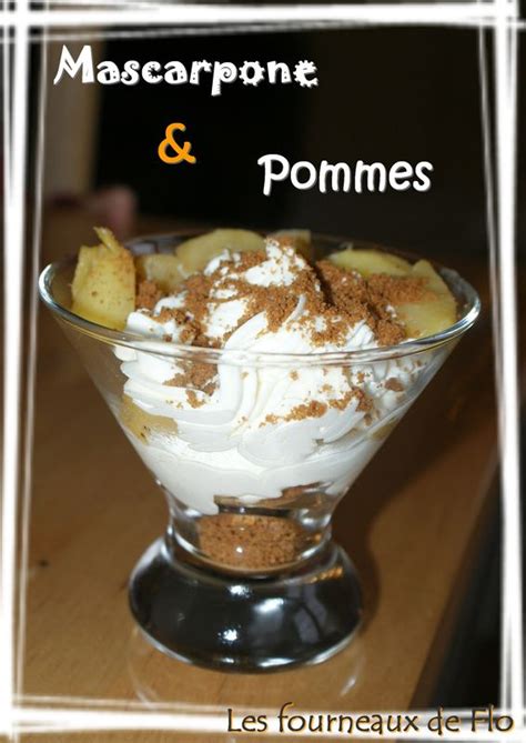 Verrine mascarpone pommes caramélisées et Speculoos Le p tit blog de Flo