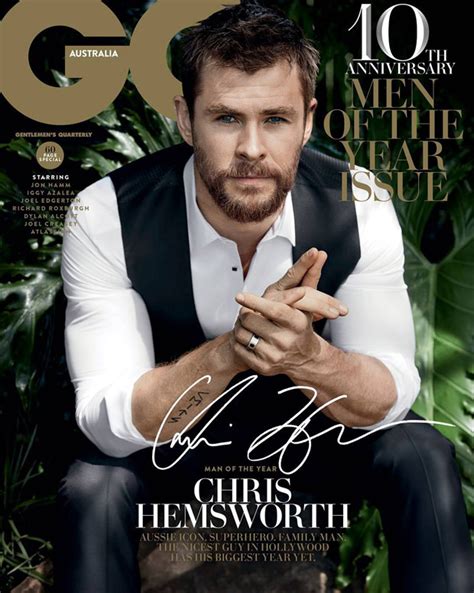 Man Of The Year Chris Hemsworth Stars In GQ Australia Holiday Issue