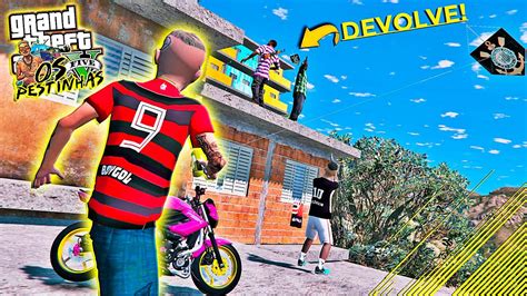 GTA V OS PESTINHAS CAIU A PIPA NA FAVELA MORRO DO MACACO E DE MINI