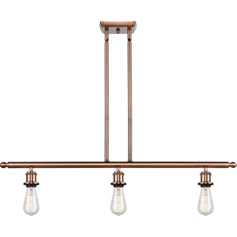 Innovations Lighting I Ac Ballston Bare Bulb Island Light Antique