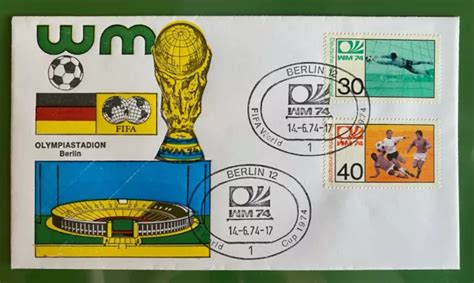 Ersttagsbrief Fdc Wm Fifa Olympiastadion Berlin Michel Nr Bund