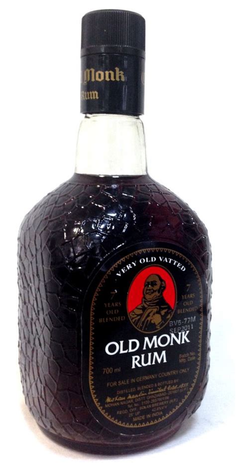 Old Monk Supreme XXX Rum in Spezial Monkflasche | 7 Jahre | 42,8% vol ...
