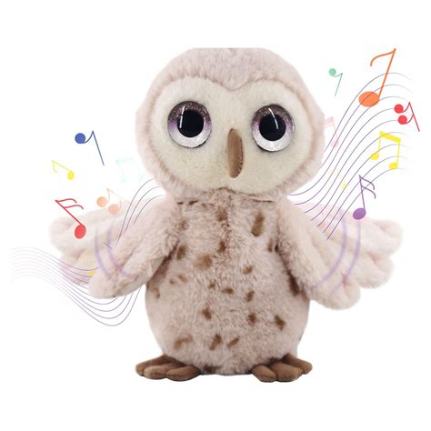 Dancing Owl Plush Toy - Kids Interactive Toy - Singing & Lighting Eyes