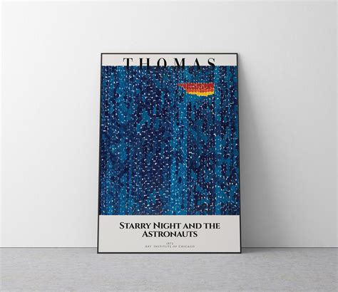 Alma Thomas Starry Night And The Astronauts 1972 Etsy Australia