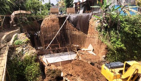 NUSABALI Empat Jembatan Di Tabanan Sudah Dibuat Pondasi