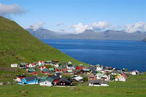 colorful  picturesque villages  faroe islands amusing planet