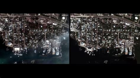 Milton Im Genes Satelitales Del Antes Y Despu S De Florida Tras El