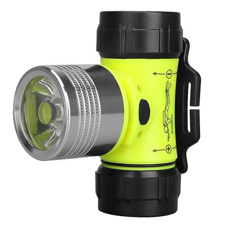 Lampe Frontale Led De Plong E Sous Marine Modes D Clairage Tanche