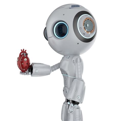 Premium Photo D Rendering Cute Artificial Intelligence Robot With